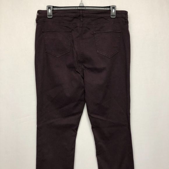 Buffalo David Bitton Women Hanna High Rise Skinny Jeans Size 16 Burgundy B241 20 - Picture 14 of 15